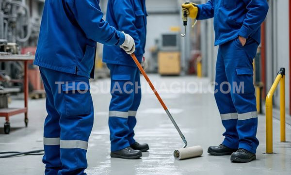 thi công sơn Epoxy tại phường Bàn Cờ