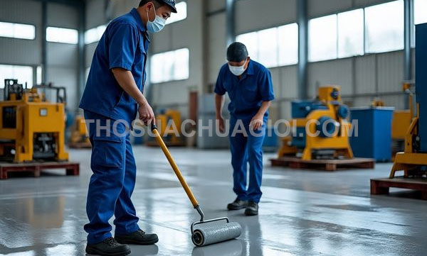 Thi công sơn Epoxy phường Cầu Kiệu mới giá rẻ 15 phút đến nơi