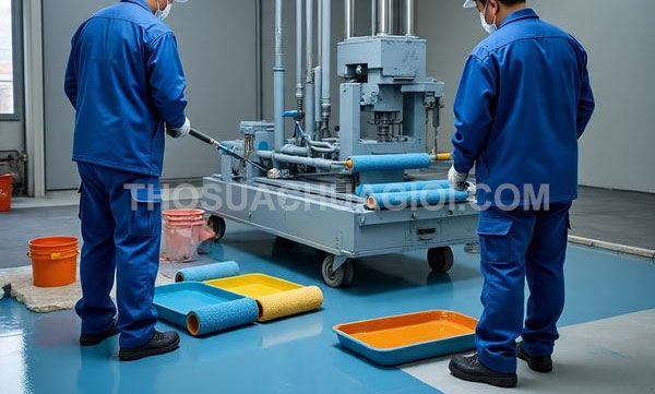 Thi công sơn Epoxy tại phường Chợ Lớn