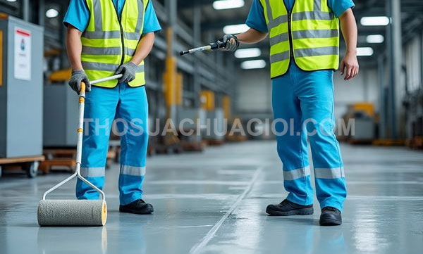 Thi công sơn Epoxy tại phường Gia Định