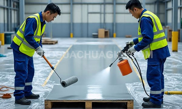 Thi công sơn Epoxy tại phường Linh Xuân