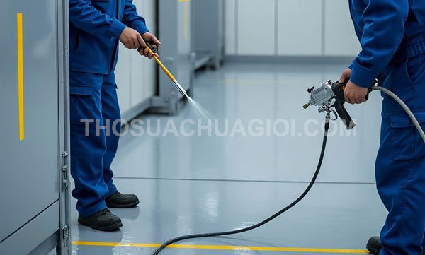 thi công sơn Epoxy tại phường Tân Mỹ