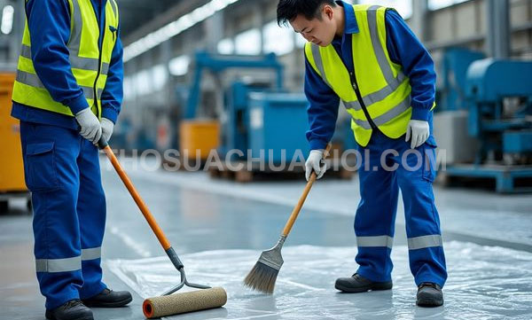 Thi công sơn Epoxy tại phường Tân Tạo