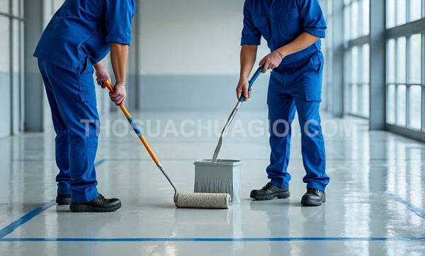 thi công sơn Epoxy tại tại Thuận An