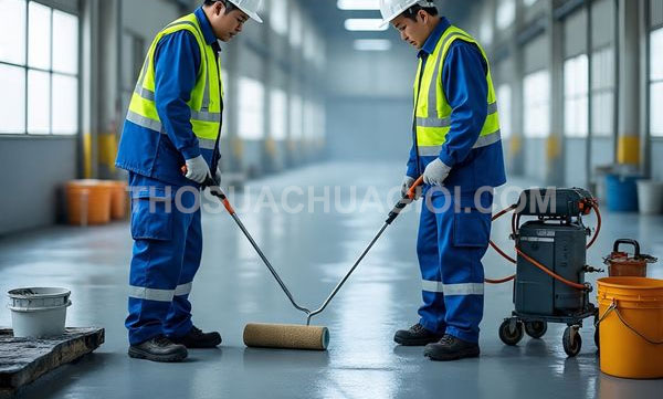 thi công sơn Epoxy tại phường Trung Mỹ Tây