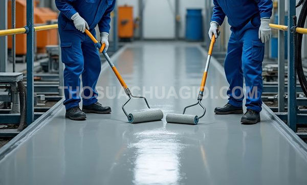 hi công sơn Epoxy tại phường Xóm Chiếu