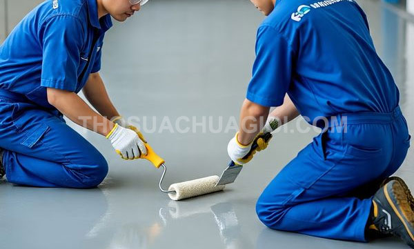 thi công sơn Epoxy tại phường Xuân Hòa
