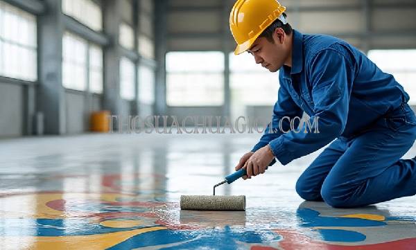 Thi công sơn Epoxy tại Tuy Hòa chất lượng 25 phút có