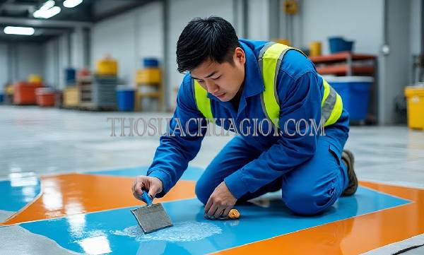 Thi công sơn Epoxy tại Vị Thanh giá rẻ 20 phút có mặt