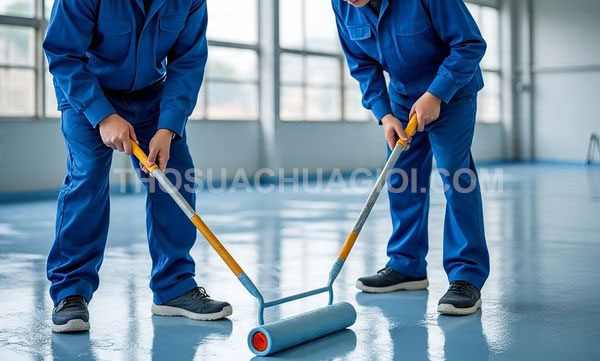 Thi công sơn Epoxy xã Củ Chi mới gọi 10 phút có mặt