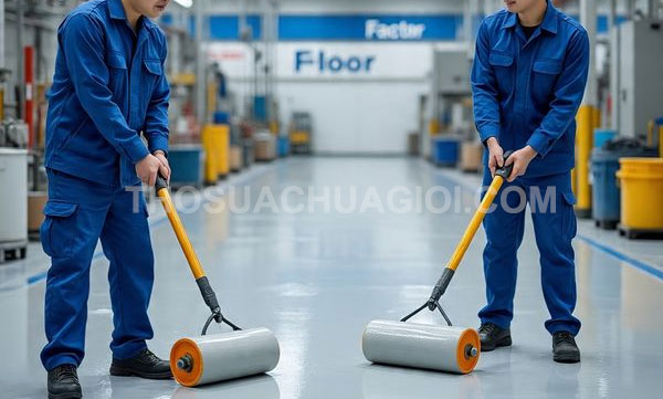 Thi công sơn Epoxy xã Hóc Môn mới liên hệ 20 phút có