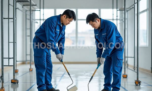 Thi công sơn Epoxy tại xã Vĩnh Lộc