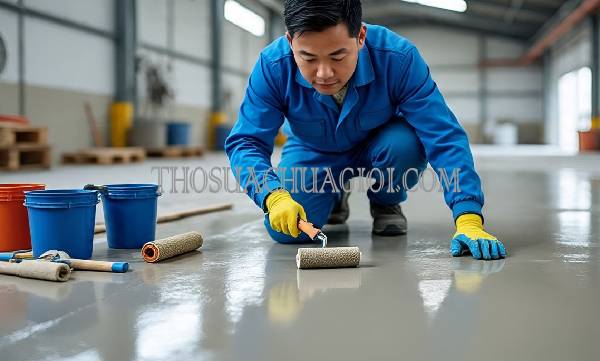 Thi công sơn Epoxy phường Trường Thọ cũ giá rẻ 20 phút có mặt