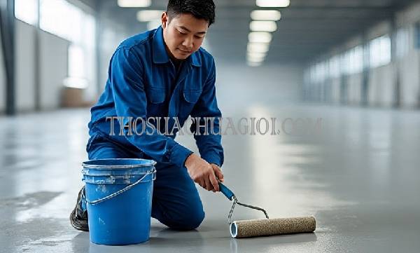 thi công sơn epoxy xã an phú tây