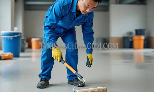 thi công sơn epoxy xã hòa phú giá rẻ