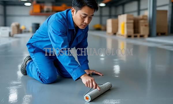 thi công sơn epoxy xã nhị bình giá rẻ
