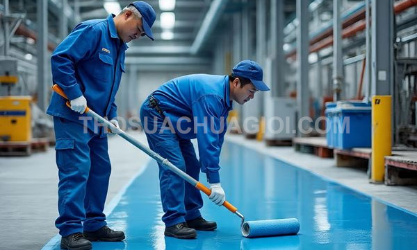 thi công sơn Epoxy xã Nhuận Đức