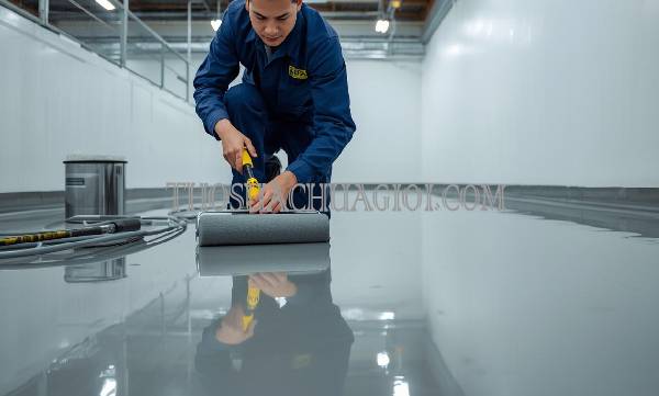 Thi công sơn Epoxy xã Phước Lộc cũ chất lượng 25 phút có