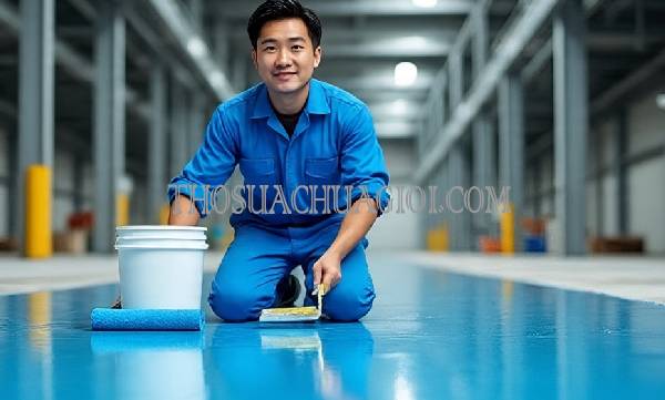 thi công sơn epoxy xã phước thạnh giá rẻ