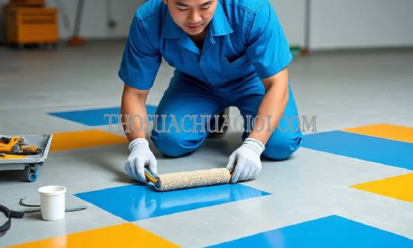 Thi công sơn Epoxy xã Tân Hiệp cũ uy tín 15 phút đến nơi