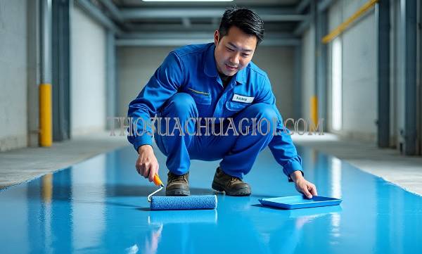 thi công sơn epoxy xã tân hiệp