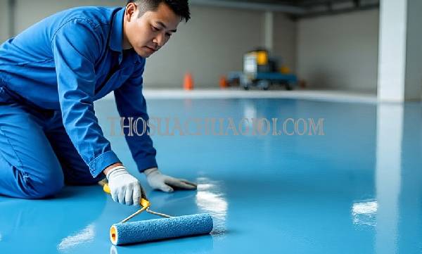 thi công sơn epoxy xã tân thạnh đông