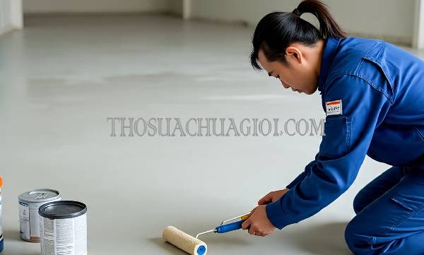 Thi công sơn Epoxy xã Tân Thới Nhì cũ liên hệ 10 phút có