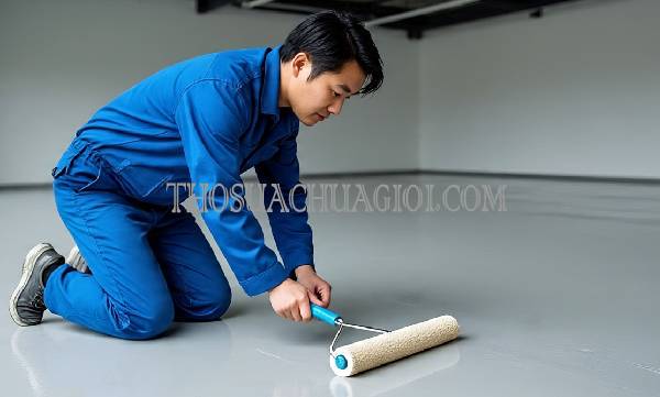 thi công sơn epoxy xã tân xuân