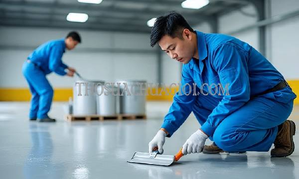 Thi công sơn Epoxy xã Thới Tam Thôn cũ chất lượng 25 phút có