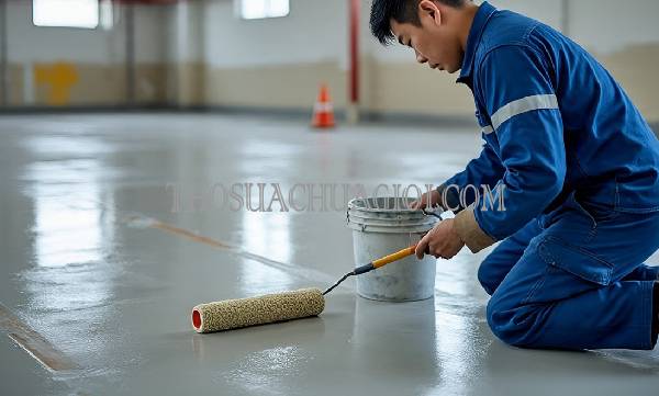 thi công sơn epoxy xã thới tam thôn