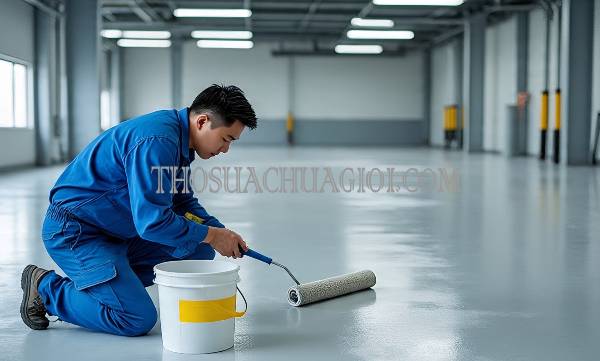 thi công sơn epoxy xã trung an