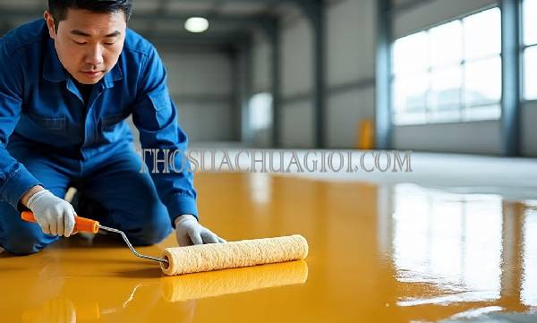 thi công sơn epoxy xã xuân thới thượng