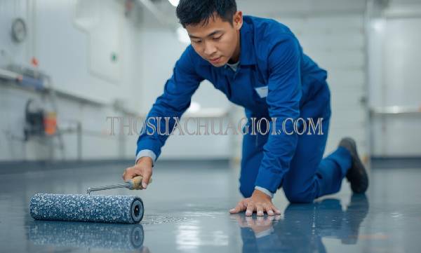 Thi công sơn Epoxy xã Qui Đức cũ liên hệ 10 phút có