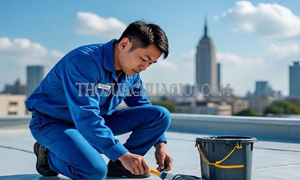 Thợ chống thấm xã Lê Minh Xuân cũ liên hệ 10 phút có