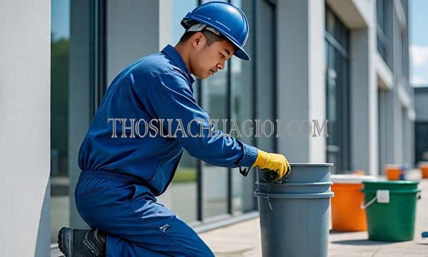 Thợ chống thấm xã Phạm Văn Cội cũ gọi 30 phút có mặt