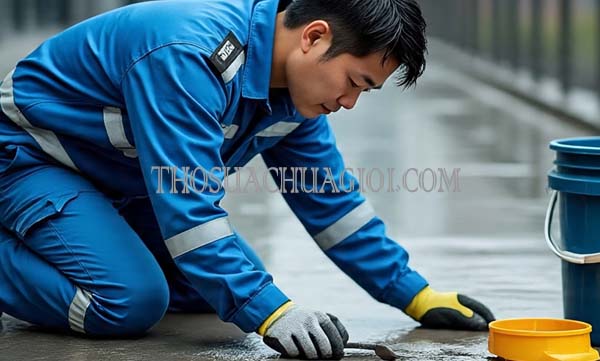 thợ chống thấm xã phạm văn cội uy tín