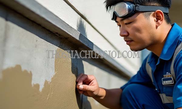 thợ chống thấm xã phạm văn cội