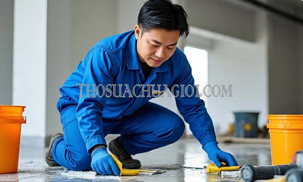 Thợ chống thấm xã Phong Phú cũ gọi 30 phút có mặt