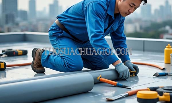 Thợ chống thấm xã Phước Lộc cũ gọi 30 phút có mặt