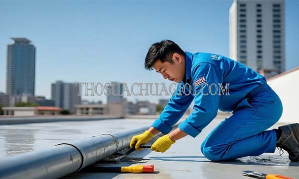 Thợ chống thấm xã Qui Đức cũ giá rẻ 20 phút có mặt