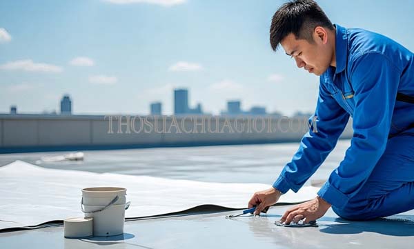 thợ chống thấm xã tân kiên uy tín