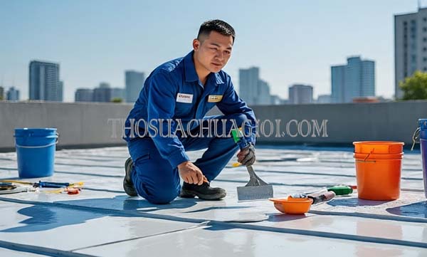 Thợ chống thấm xã Thới Tam Thôn cũ giá rẻ 20 phút có mặt