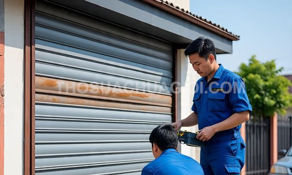 Thợ sửa cửa cuốn phường Diên Hồng mới liên hệ 20 phút có