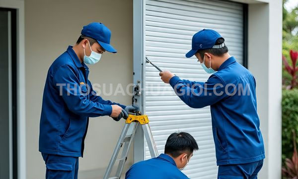 Thợ sửa cửa cuốn phường Hòa Bình