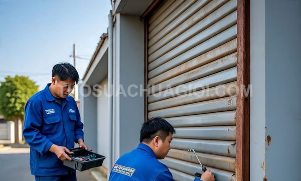 Thợ sửa cửa cuốn phường Vườn Lài