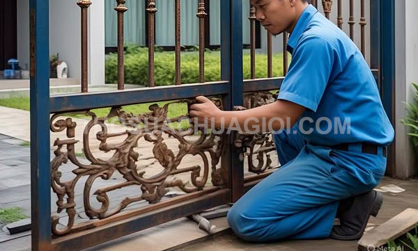 Thợ sửa cửa sắt phường An Hội Đông