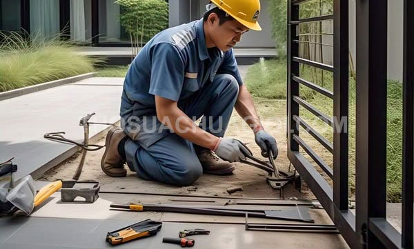 Thợ sửa cửa sắt phường An Hội Tây