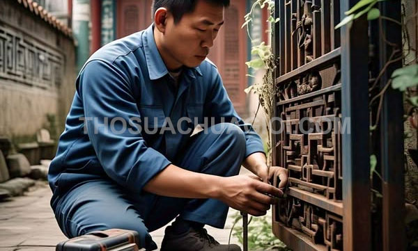 Thợ sửa cửa sắt phường Bàn Cờ