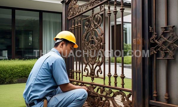 Thợ sửa cửa sắt phường Bình Đông