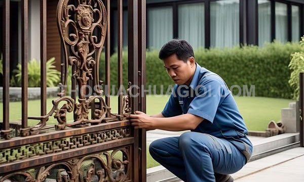 Thợ sửa cửa sắt phường Bình Lợi Trung mới giá rẻ 15 phút đến nơi